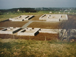 Bild der Fundamente von Varnenum, antike Kultstätte